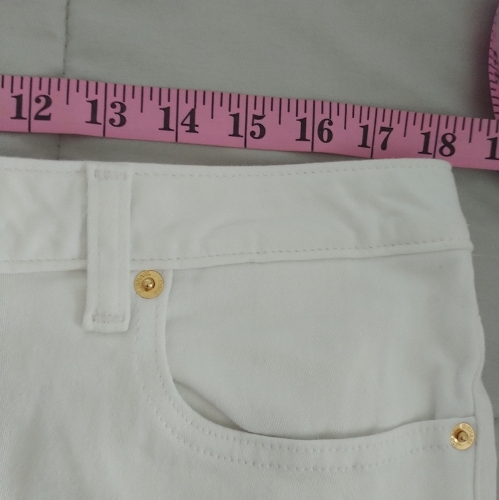 Michael Kors Izzy Skinny White Jeans 14 - Picture 14 of 15
